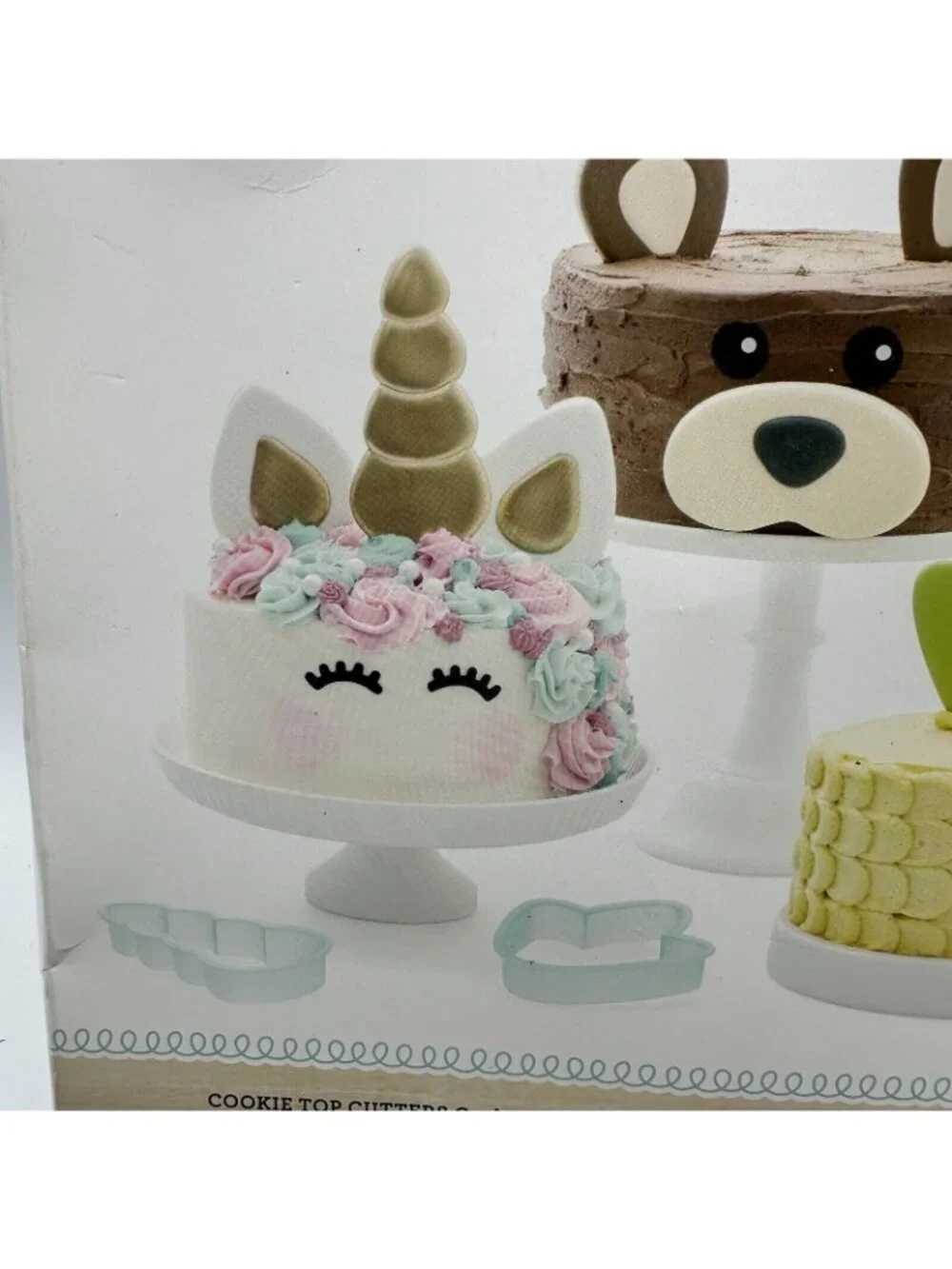 Sweet Sugarbelle Cookie Cutter Set Unicorn Animal Bear Shape American Cake Craft